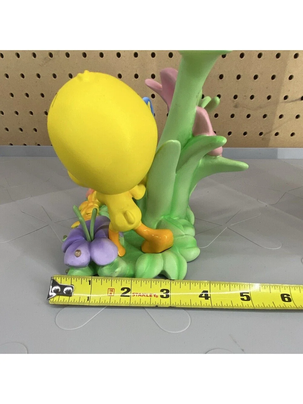 Warner Bros. Studio Tweety Looney Tunes 3D Resin 3x5 Frame 1999 Vintage